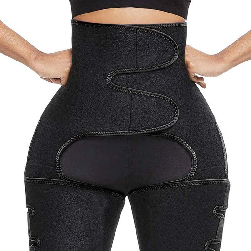 Sweat High Waist Thigh Trimmer Butt Lifter Shapewear Belt 3 In 1 Adjustable Belt